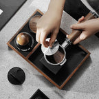 MHW-3BOMBER Espresso Puck Screen Holder - Silicone Puck Screen Stand - Compatible with 58mm 53mm 51mm Reusable Coffee Filters 3 Coffee Filters - Coffee Puck Screen Holder SP5537-OS