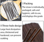 Coffee Stirrers Sticks 400 Individually Wrapped 6.7in，Disposable coffee straw stirring rod，Coffee Straw，Disposable Plastic Drink Stirrer Sticks Health and Safety Three-hole coffee straw