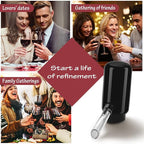 Electric Wine Aerator Pourer,Portable One-Button Wine Dispenser Machine and Wine Decanter Multi-Smart Automatic Filter Wine Pourer for Red Wine,Best Wine Gifts for Women and Wine Lovers