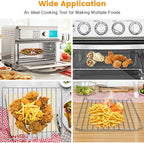 GWY Air Fryer Wire Rack for Cuisinart TOA-60 65 70 Air Fryer Convection Toaster Oven, Air Fryer Stainless Steel Basket Tray Accessories Replacement Parts, Dishwasher Safes
