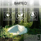 BARTEQ Stone Dish Drying Mat Large - 23.6” X 15.4" Foldable Diatomaceous Stone Drying Mat for Kitchen Counter | Fast Absorbtion | Non-Slip Quick Drying Stone Mat | Moroccan Trellis Grey