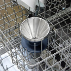 YETI Pour Over Coffee Maker Accessory Ramblers, Designed for Perfect Coffee Extraction Anywhere, Stainless Steel, fits any V60 Filter, Rescue Red