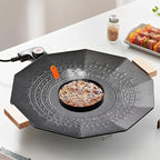 6 Pack Different Sized Egg Ring Set, Stainless Steel Round Egg Shaper with Silicone Handle & 1 Brush, Nonstick Egg Circles for Baking Pancake Griddle Muffin Omelette Cooking Frying (Black, Orange)