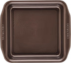 Circulon Nonstick Bakeware Nonstick Baking Pan / Nonstick Cake Pan, Square - 9 Inch, Brown, Chocolate