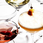 LEMONSODA Hand Blown/Nick And Nora Classic Martini Glasses Manhattan, Cosmopolitan, Espresso Martini, Lemon Drop, Dirty Martini - Inspired by 1930's - 50's Cocktail Culture - 6oz/10oz (Set of 6, 10oz)