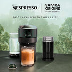 Nespresso Vertuo Pop+ Coffee and Espresso Maker by Breville, Samra Origins by The Weeknd Vertuo Metad Green Machine and Nespresso Aeroccino3 milk frother
