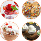 Nostalgia Electric Ice Cream Maker – Parlor Style, Old Fashioned Soft Serve Ice Cream Machine Makes Frozen Yogurt or Gelato in Minutes - Fun Kitchen Appliance – White - 4 Quart