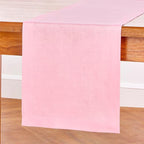 Solino Home Linen Table Runner 48 Inches - 100% Pure Linen Pink Lemonade Table Runner 14 x 48 Inch Ideal for Dresser and Coffee Tables - Summer, Halloween - Fete