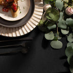 Gee Di Moda Rectangle Tablecloth - 60 x 102 Inch Black Table Cloth for 6 Foot Rectangle Table - Heavy Duty Washable Fabric - for 6 Ft Buffet Table, Holiday Party, Dinner, Wedding & Baby Shower