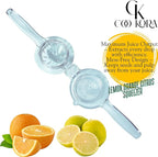 Lemon Squeezer, Durable Manual Juicer for Citrus Fruits, Oranges, Lemons, etc. Designed to Extract the Most Juice Possible, Dishwasher Safe