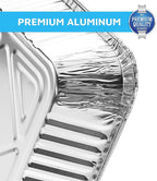 MontoPack Aluminum Foil Pans Half Size Roasting Chafing Pan | Bulk 30 Pack of 9x13 Tins for Cooking, Baking & Catering | Heavy Duty Disposable Cookware Steam Table Trays for Buffet & Food Prepping