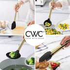 COOK WITH COLOR Silicone Cooking Utensils, Kitchen Utensil Set, Easy to Clean Silicone Kitchen Utensils, Cooking Utensils for Nonstick Cookware, Kitchen Gadgets Set with Holder, 10 Pieces