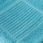 T-fal Solid & Checked Parquet Kitchen Towels: Highly Absorbent, Super Soft Long Lasting - 100% Cotton, 16"x26" Dish Towels for Cleaning & Drying Dishes, Pans, Glassware, Countertops, 6-Pack, Breeze