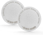 MHW-3BOMBER 53mm Espresso Puck Screen 2 Packs Metal Coffee Filter Reusable Espresso Filters for 54mm Portafilter Basket 0.8mm Thickness FG7009M-OS