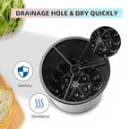 Utensil Holder,Extra Large Utensil Holder for Kitchen Counter, Silverware Organizer, Stainless Steel Storage Cooking Caddy Flatware Spoon Spatula Tool Cutlery Container(2 Set)