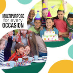 Exquisite Party Solids 54 Inch X 100 Feet Dark Green Plastic Table Cover Roll in A Cut - to - Size Box with Convenient Slide Cutter. Cuts Up to 12 Rectangle 8 Feet Plastic Disposable Tablecloths