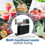 Slushie Machine,Slushy Machine for Home,No Need Ice Cubes,15 Minute Slushy Maker Machine,5 Preset Modes&DIY Mode,Ice Cream Maker,Smoothie/Milkshake/Frozen Juice/Coffee/Cocktail (WHT)