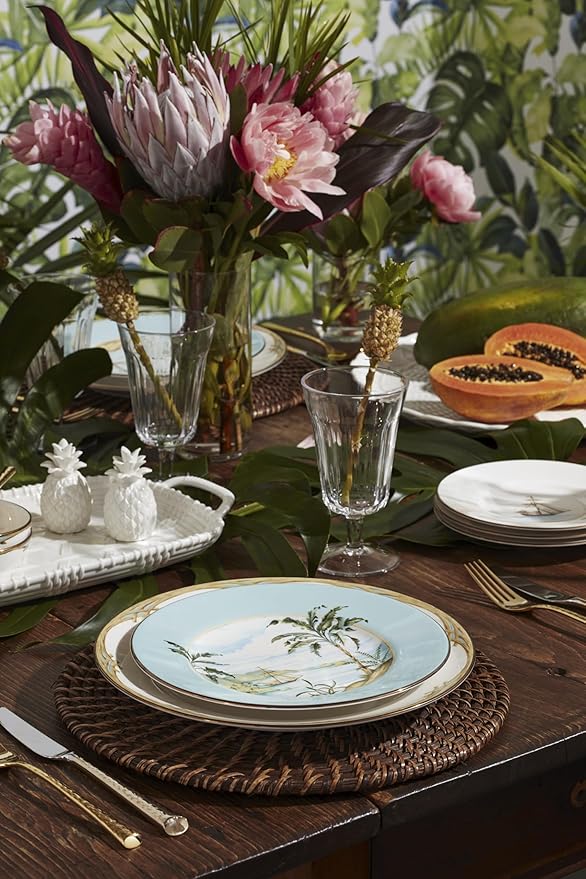 Lenox 6226609 British Colonial Bamboo Dinner Plate