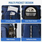 Cooler Backpack, Lightweight and Large Capacity Soft Backpack Cooler, Leak Proof Cooler Bag for Men Women