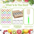 10 oz Mason Jars with Lids 24pack,Glass Mason Jars with Lids-Mason Jars 10 oz for Jam,Honey, Beans, Wedding Favors,Vegetables (10 fl. oz, Set of 24)