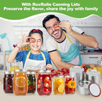 150PCS Canning lids Regular Mouth(2.76in/70mm), Upgraded Leak-Proof Mason Jar Lids for Ball/Kerr Jars, Split-Type Lid with Perfect Airtight Seal, Canning Jars Lids, Food Grade Material