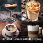 Bosch 800 Series Fully Automatic Espresso and Coffee Machine – 36 Drinks with Coffee World, Cold Brew, Double Cup, Integrated Milk Container, Smart Features, in Silver TQU60307