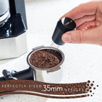 WDT Tool Espresso with Magnetic Mount for easy, clutter-free storage. 8 Needle Espresso Distribution Tool in sleek aluminum. WDT Espresso Distributor comes in a Gift Ready Box.