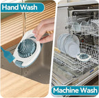 Egg Slicer & Dicer for Hard Boiled Eggs - Heavy Duty Cutter Dicer with Stainless Steel Wire, Cuts Strawberries, Kiwis & Soft Fruits Effortlessly - Easy-Clean Kitchen