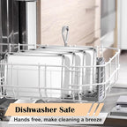 E-far 4 Pack Toaster Oven Trays, 9.4”x7.3” Stainless Steel Small Baking Cookie Sheets, Mini Non-toxic Metal Baking Pans for Cake, Healthy & Rust Free, Mirror Finish & Dishwasher Safe