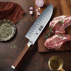 3 Pieces Knife Set, Ultra-Sharp Japanese Super Steel Kithen Knives Set, Professional Chef Knife Set with Ergonomic Wooden Handle & Gift Box