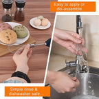 Electric Hand Mixer Whisk| Wireless Rechargeable Handheld Egg Beater with 2 Stainless Steel Mixing Heads | Portable Kitchen Aid Hand Mixer for Egg, Milkshake Cream, Cake, Baking & Cooking-Black