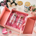 6 Pcs Teacher Gifts for Women Bulk 16 oz Christmas Teacher Appreciation Glass Cups with Bamboo Lid and Glass Straw Can Shaped Drinking Cups for Party Favor Supplies