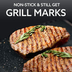 Kona BBQ Grill Mats - Non-Stick for Easy Cleanup, Heavy Duty, 600°F, PFOA-Free, Set of 2, 7-Year Warranty