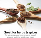 Hamilton Beach Fresh Grind Electric Coffee Grinder for Beans, Spices and More, Stainless Steel Blades, Easy Clean Removable Chamber, Makes up to 12 Cups, Black