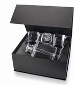 Personalized Whiskey Decanter Set - 5 Design Options - Custom Liquor 25 oz, 750ml Liquor Decanter w/Whiskey Glass Set Options, Birthday & Retirement Gifts for Men