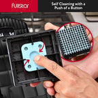 Fullstar Mandoline Slicer for Kitchen - Vegetable Chopper, Onion Potato Food Veggie Fruit Slicer and Cutter with Container, Kitchen Gadgets & Accessories, Home Essentials (All in 1, Black)