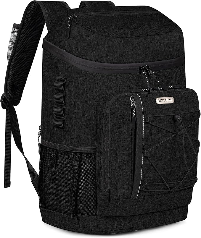 Backpack Coolers Insulated Leak Proof 30 Cans, Soft Sided Insulated Cooler Bags Ice Chest Backpack for Beach Travel Camping, with Reusable Ice Packs