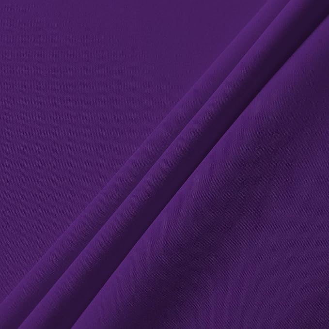 sancua Rectangle Tablecloth - 90 x 132 Inch - Stain and Wrinkle Resistant Washable Polyester Table Cloth, Decorative Fabric Table Cover for Dining Tables, Buffet Parties and Camping, Purple