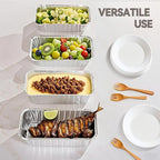 2lb Aluminum Loaf Baking Pans,Heavy Duty Foil Baking Container for Baking Holiday Treats Food Storage, Takeout,Homemade or Commercial- 8.5 x 4.5 x 2.5 (50 Pack)