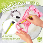 Uncrustables Sandwich Maker Sealer Cutter, Crustless Sandwich Cutter, PB&J Uncrustable Maker - Color Pink, Heart Shape