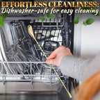 Bar Spoon Set of 4 – Gold Coffee Spoons for Pro and Home Use, Polished Stainless Steel Stirring Spoons with Twisted Spiral Handle - Cocktail Stirrers for Drinks Like Coffee, Smoothie, and Iced Tea