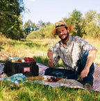 Maelstrom Large Tactical Lunch Box for Men,Insulated Lunch Bag, Durable Leakproof Cooler Bags with Detachable MOLLE Bag,Modern Lunch Tote for Adult Women Work,Picnic,30 Cans/20 L, Black