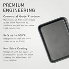 Made In Cookware - Quarter Non Stick Sheet Pan - 3004 Aluminum - Professional Bakeware