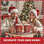 80 Pcs Snowflake Coffee Stirrers, Acrylic Winter Drink Stirrers Reusable Beverage Stir Sticks Hot Cocoa Chocolate Bar Supplies for Christmas Coffee Bar Kitchen Home