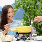 18 Pcs 9.5 Inch Stainless Steel Fondue Forks with Heat Resistant Handle Fondue Sticks for Cheese Pot Chocolate Roast Marshmallows Meat