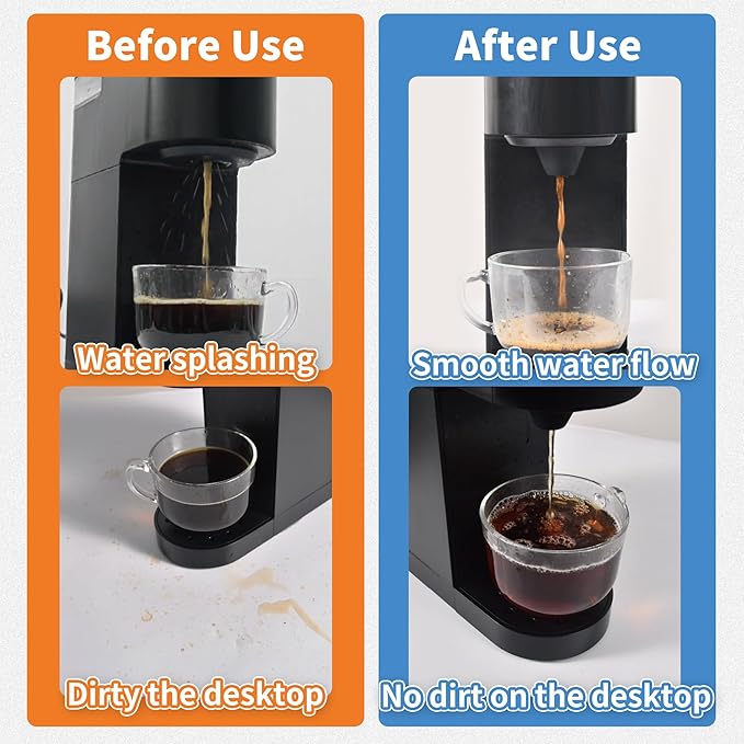 Silicone Anti-Leak Coffee Spout for Keurig K-Mini & Express - Splash-Proof Accessory, No Mess Drip-Free Design, Easy to Clean & Reusable (Fits K-Mini Series)(blue)