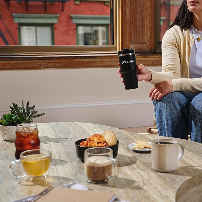 Flavia Aroma Brewer - Coffee Machine, Makes Coffee, Lattes, Tea, and other Hot or Iced Beverages with Single-Serve Freshpacks, Multiple Brew Sizes, Grey