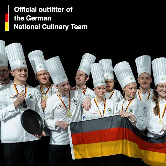 AMT Gastroguss The World´S [...] Frying pan Non-Induction, Diameter 28 cm, Height 5 cm, cast Aluminium (Aluminium), Lotan® Non-Stick Coating for Fat-Free-Frying, AMZN-528-US