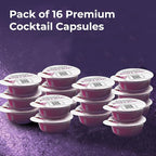 Bartesian Witch's Heart Halloween Cocktail Capsules for Cocktail Machine – Home Bar Mixology Cocktails Mix Capsule Set To Use With the Bartesian Premium Cocktail Drink Maker Machine – Pack of 16