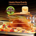 Air Fryer, Geek Chef Convection Air Fryer Toaster Oven, 4 Slice Toaster Airfryer Countertop Ovens, Electric Hot Ovens Oilless Cooker, Accessories & E-Recipes Included, ETL Listed, 16QT